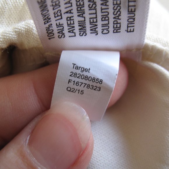 XHILARATION Off Shoulder Cream Dress NWT - Picture 8 of 14